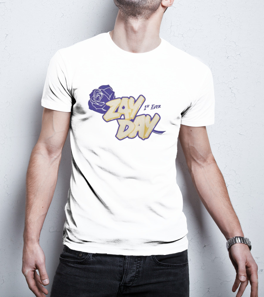 Zay Day 1St Ever Blue Rose T-Shirt