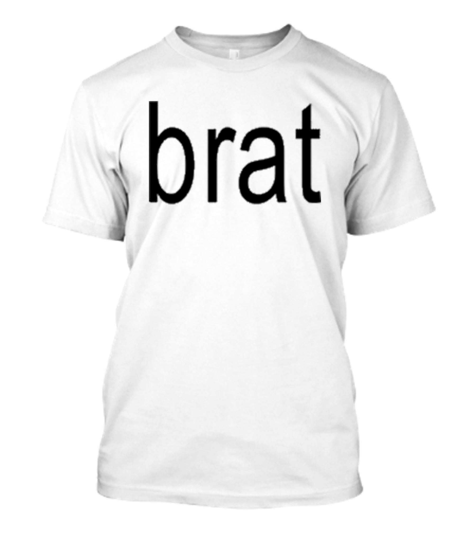 Charli Brat Vlone Brat Text Black T-Shirt