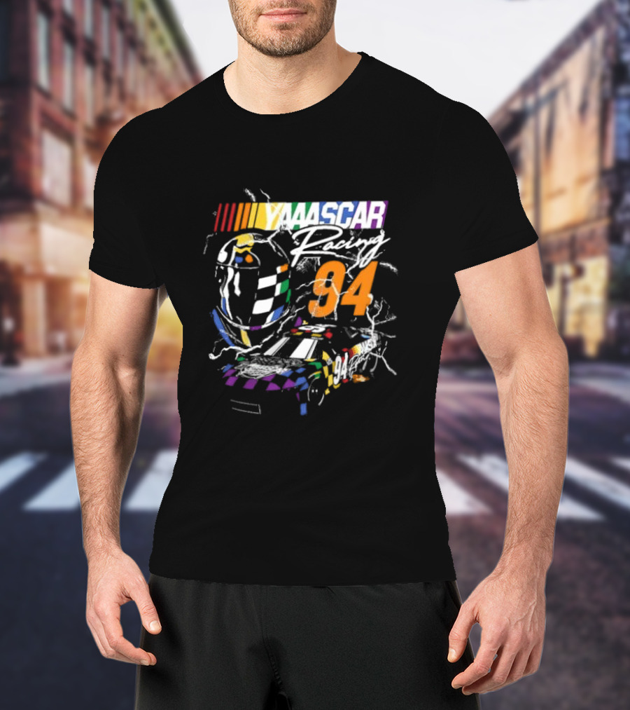YAAASCAR Racing 94 NASCAR Checkered Flag Sports T-Shirt