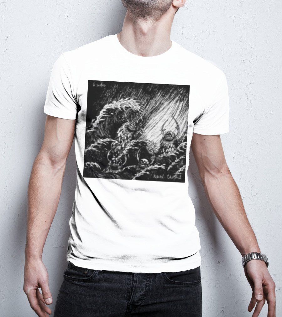 Kurt Travis B Sides Ocean Wave Creatures T-Shirt