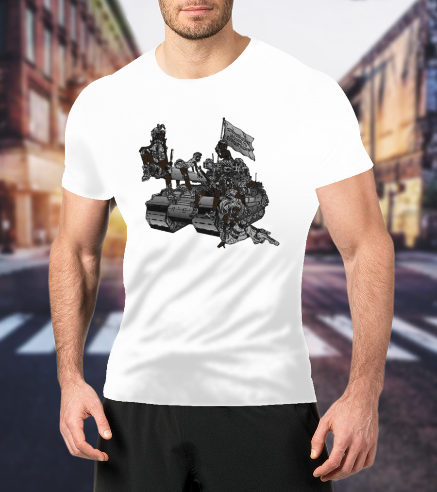God God's Battalion Cloud White Ebony Battalion Tank T-Shirt
