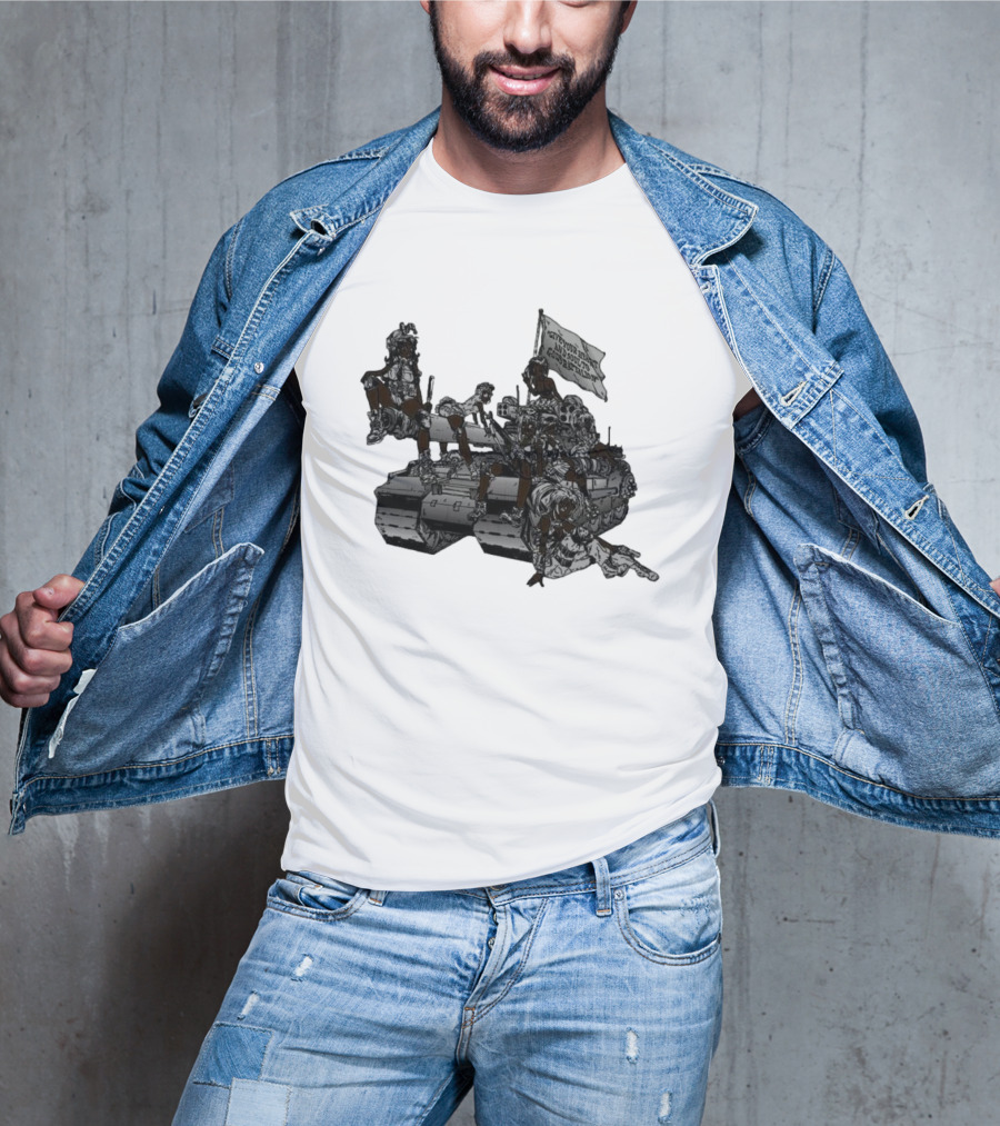 God God's Battalion Cloud White Ebony Battalion Tank T-Shirt