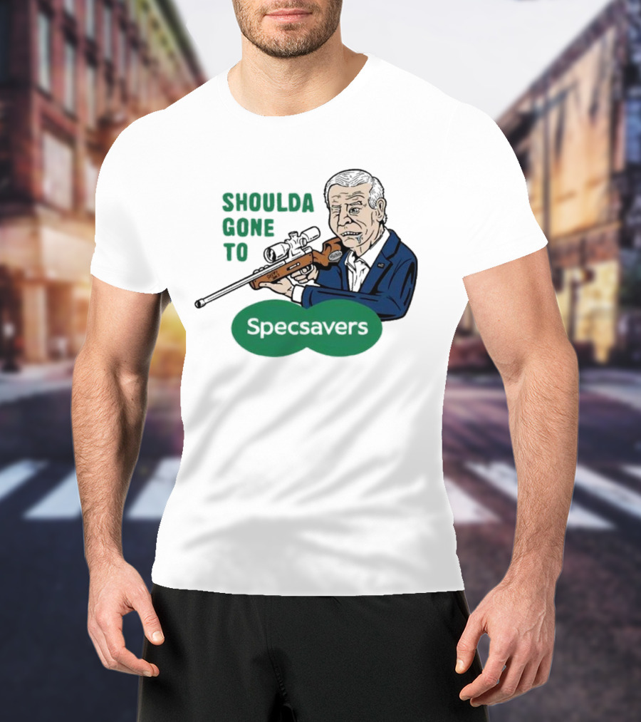 Shoulda Gone To Specsavers Joe Snipen Sniper T-Shirt