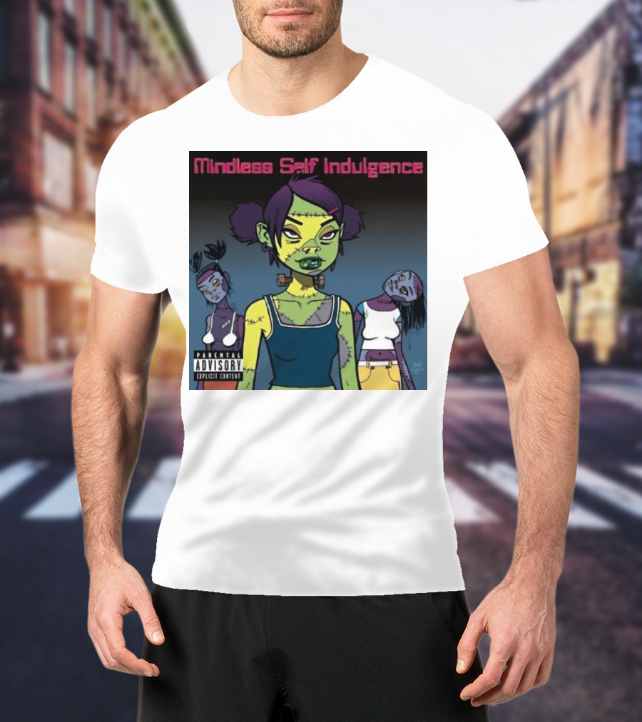 Mindless Self Indulgence Explicit Content Animated Zombie Characters T-Shirt