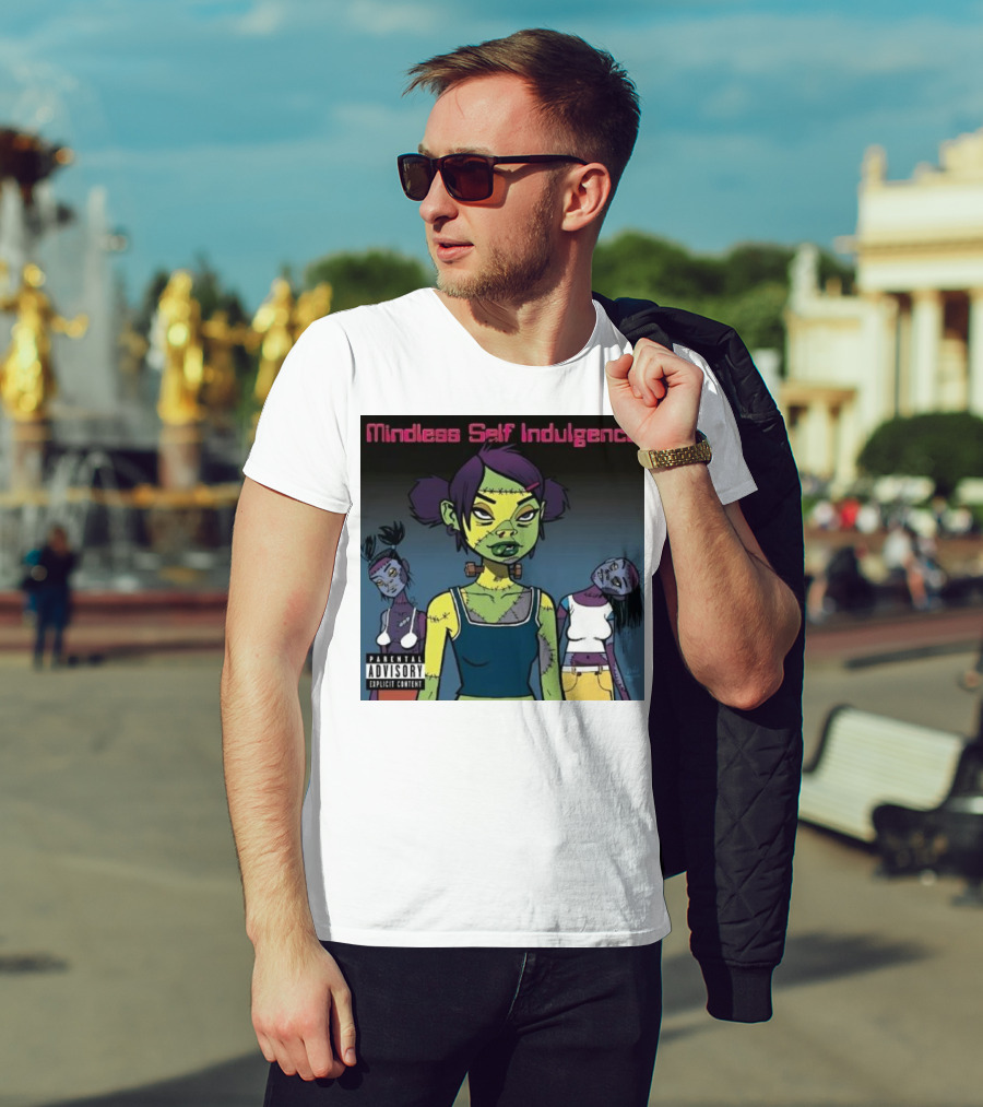 Mindless Self Indulgence Explicit Content Animated Zombie Characters T-Shirt