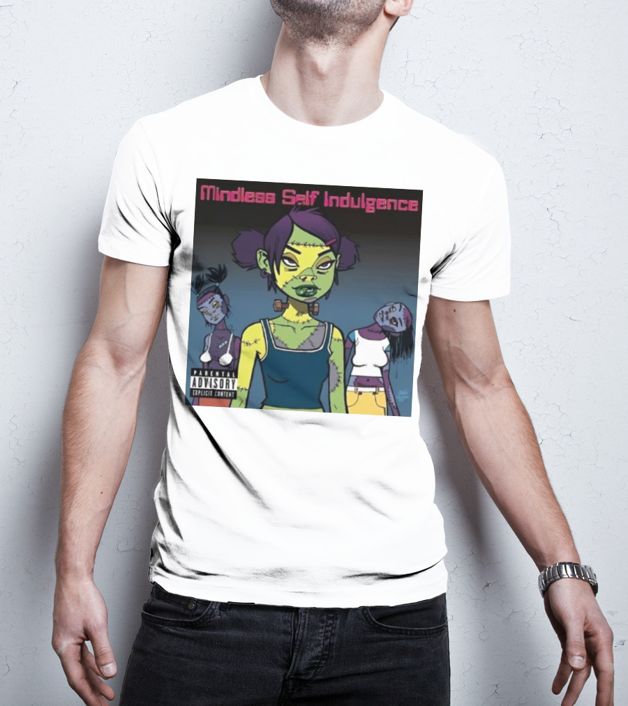 Mindless Self Indulgence Explicit Content Animated Zombie Characters T-Shirt