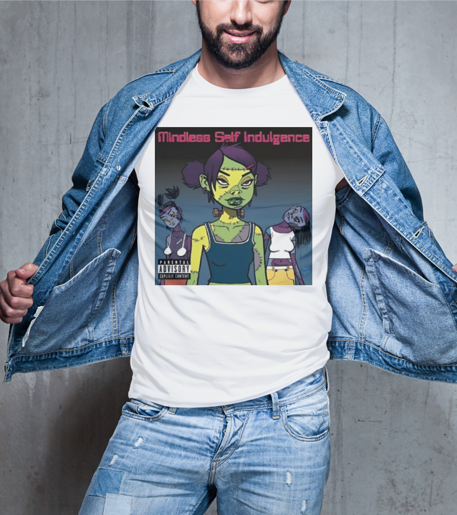 Mindless Self Indulgence Explicit Content Animated Zombie Characters T-Shirt