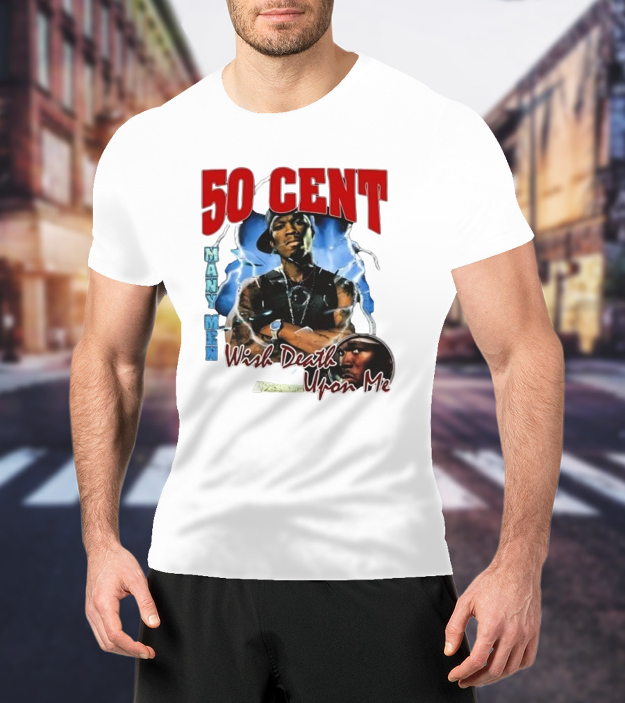 50 Cent Many Men Wish Death Upon Me Money By Monday T-Shirt