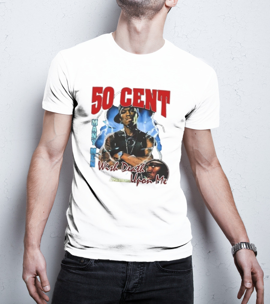 50 Cent Many Men Wish Death Upon Me Money By Monday T-Shirt