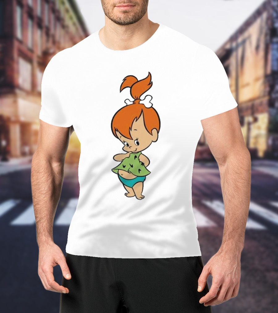 Originalkid Hanna Barbera Pebbles Flintstone Iconic Character T-Shirt