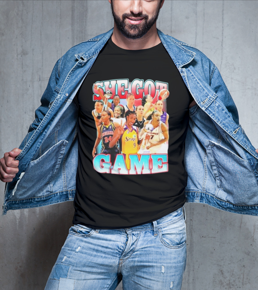 She Got Game Basketball Legends T-Shirt