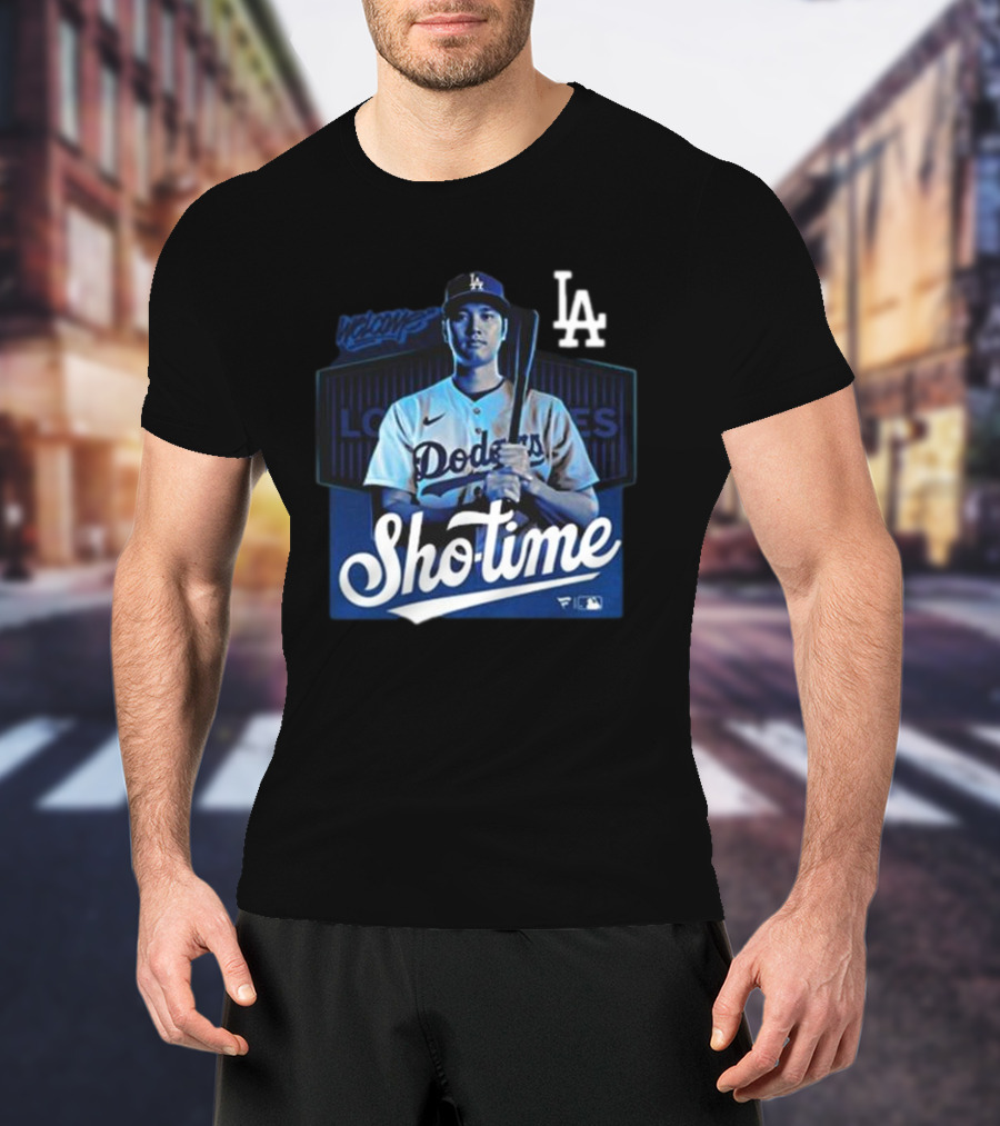 Los Angeles Dodgers Shohei Ohtani Sho-Time LA Iconic MLB Player T-Shirt