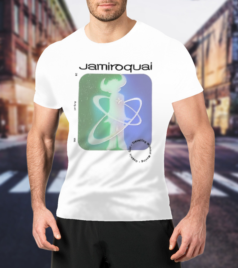 Jamiroquai Cosmic Being Travelling Without Moving August 29 96 T-Shirt