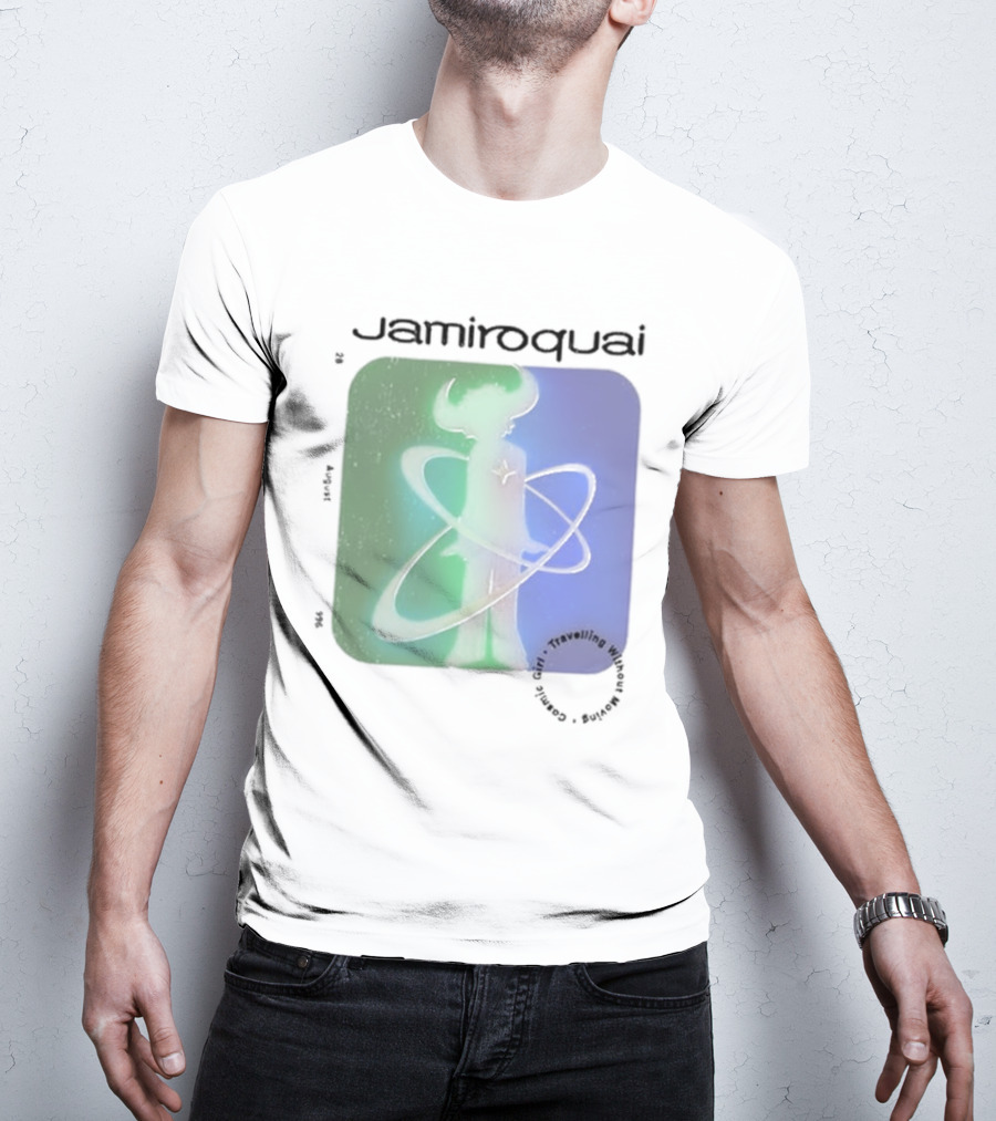 Jamiroquai Cosmic Being Travelling Without Moving August 29 96 T-Shirt