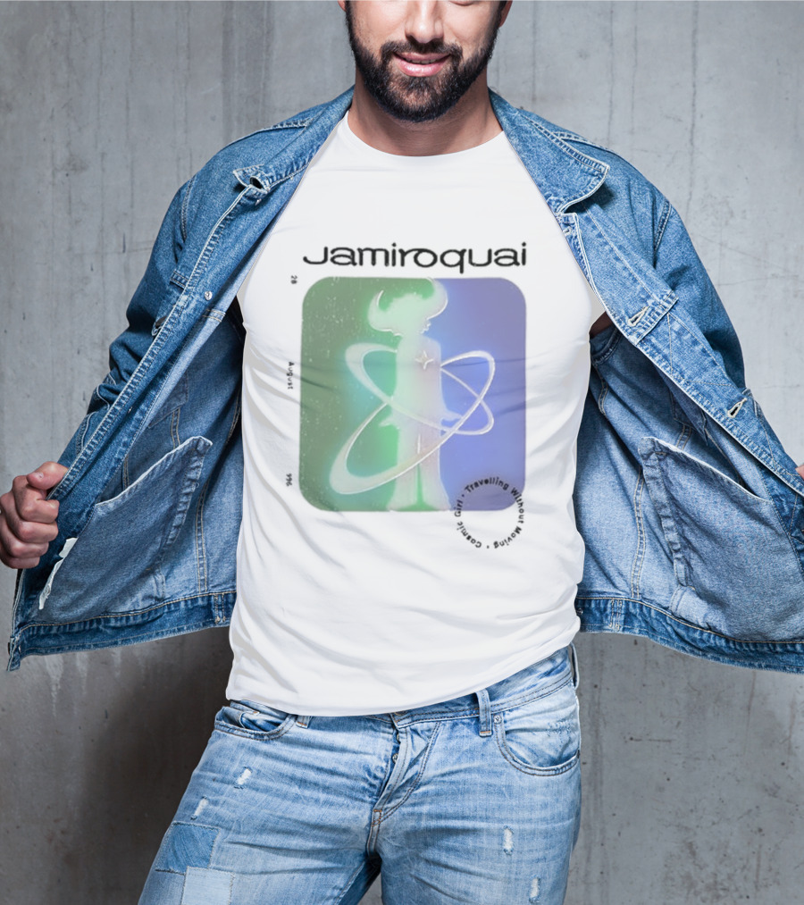 Jamiroquai Cosmic Being Travelling Without Moving August 29 96 T-Shirt