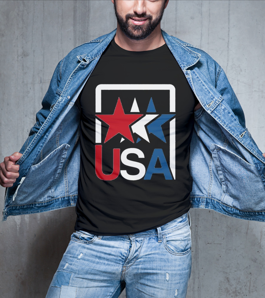 USA Stars In Motion Red White Blue T-Shirt