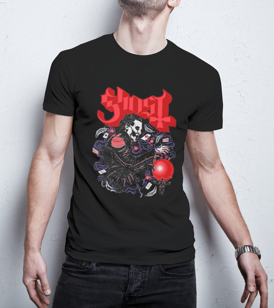 Ghost Papa Cards Club Franchise T-Shirt