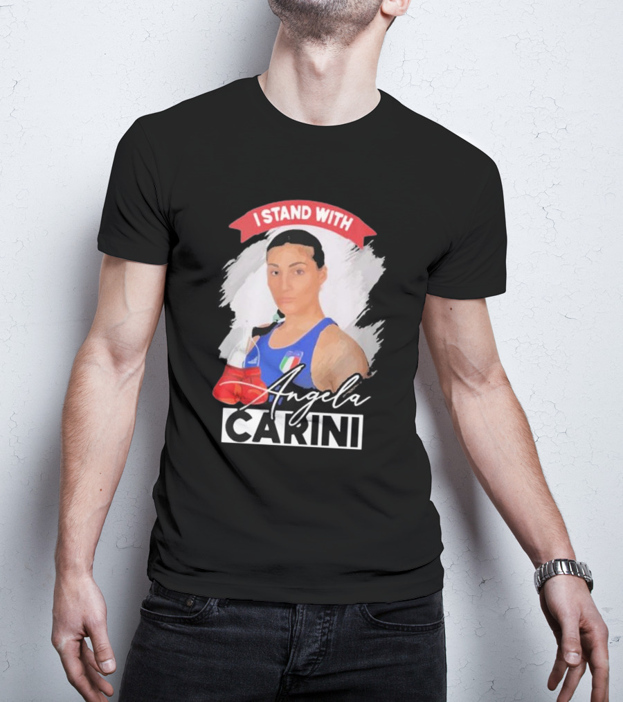 I Stand With Angela Carini Boxing Champion T-Shirt