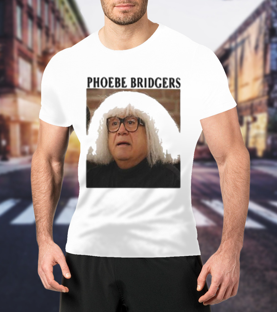 Phoebe Bridgers Meme Parody Featuring Iconic Character With Wig And Glasses T-Shirt