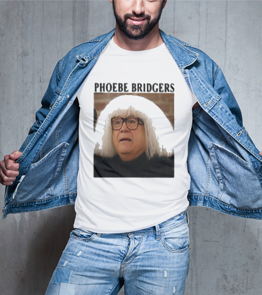 Phoebe Bridgers Meme Parody Featuring Iconic Character With Wig And Glasses T-Shirt