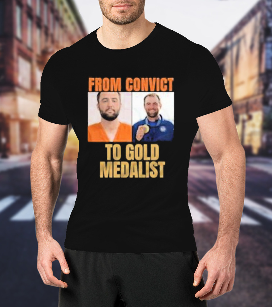 From Convict To Gold Medalist: Scottie Scheffler Transformation T-Shirt