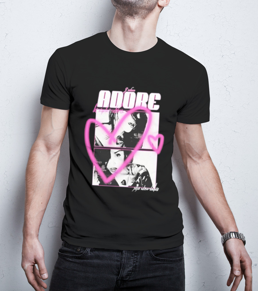 Adore Delano Heart Photo Collage Xoxo Love T-Shirt