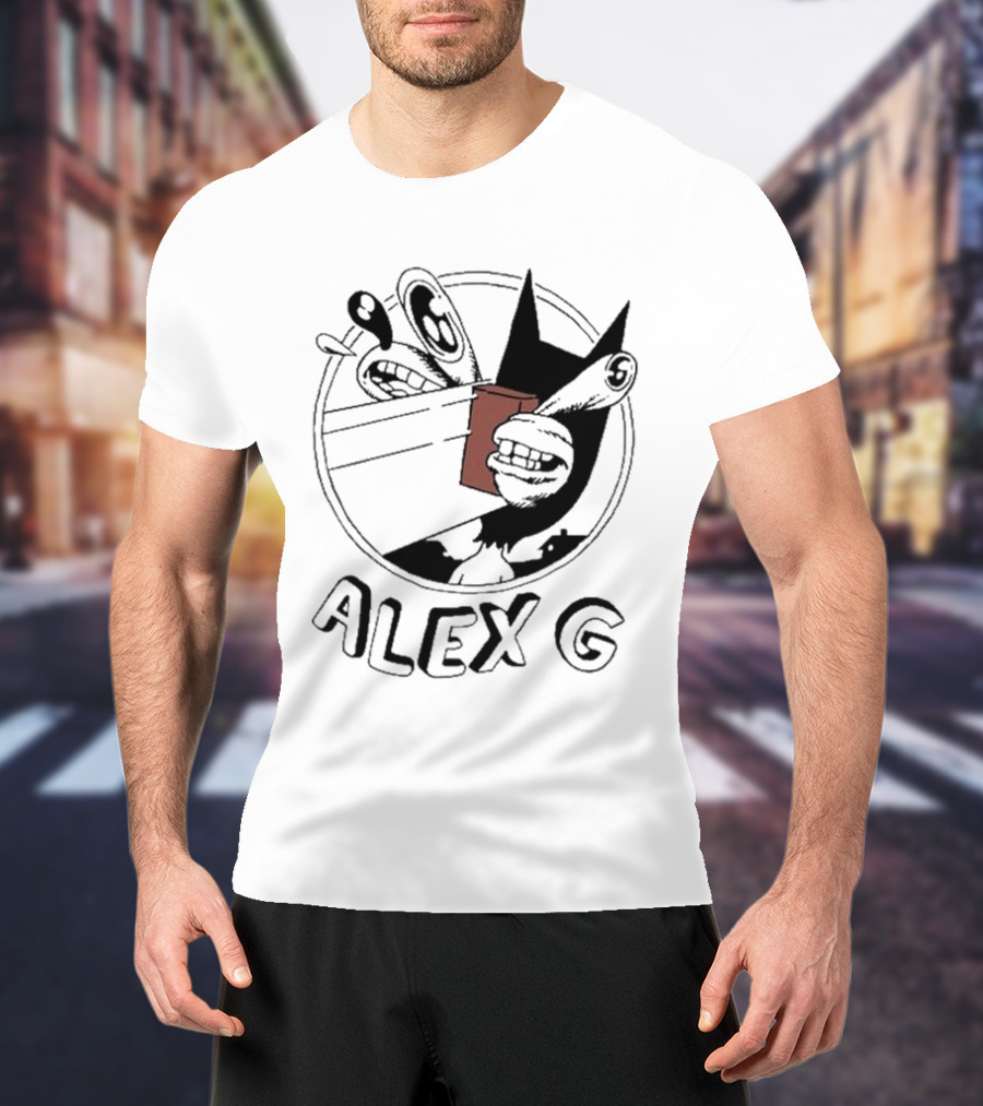 Alex G Brick Bat Creature With Surprised Expressions T-Shirt