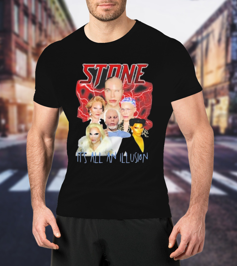 Stone Surgery Alexis Stone It's All An Illusion T-Shirt