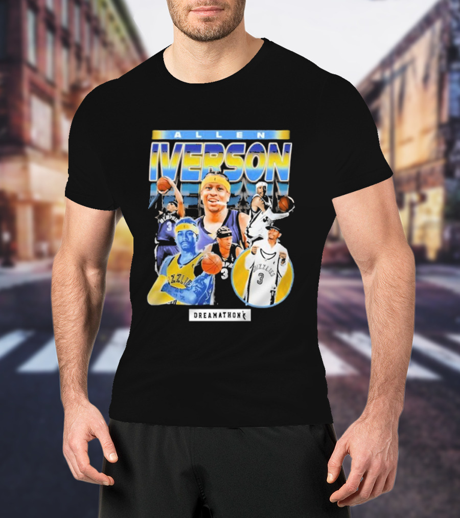 Allen Iverson Dreamathon Memphis Grizzlies Basketball T-Shirt