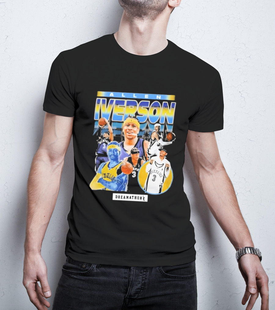 Allen Iverson Dreamathon Memphis Grizzlies Basketball T-Shirt
