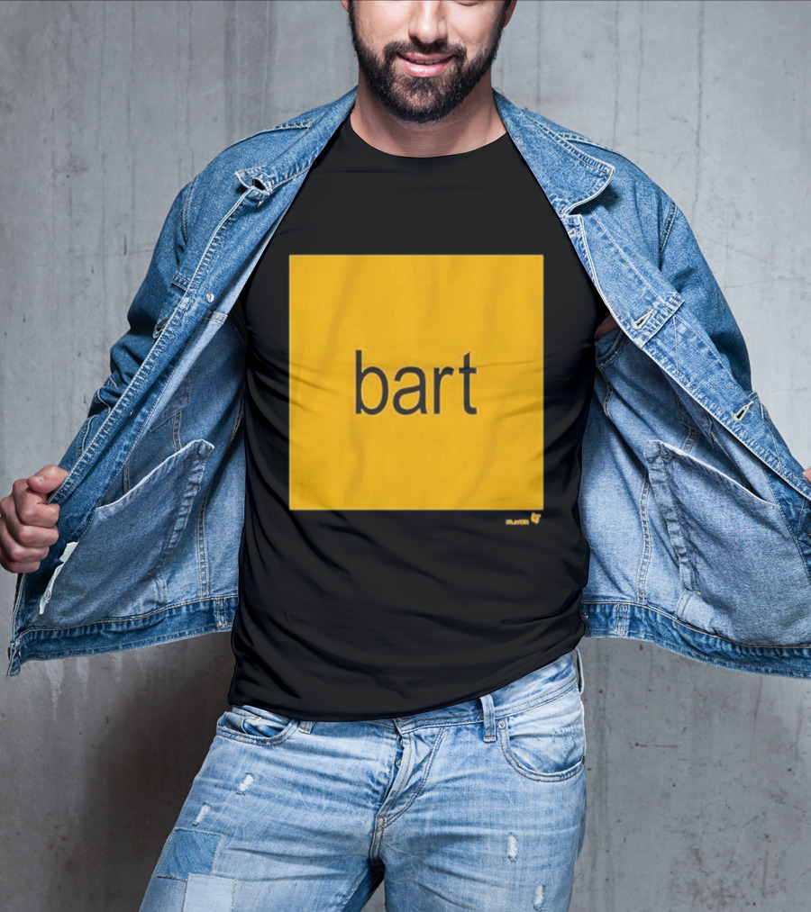 Bart Slayer Brat Yellow Square T-Shirt