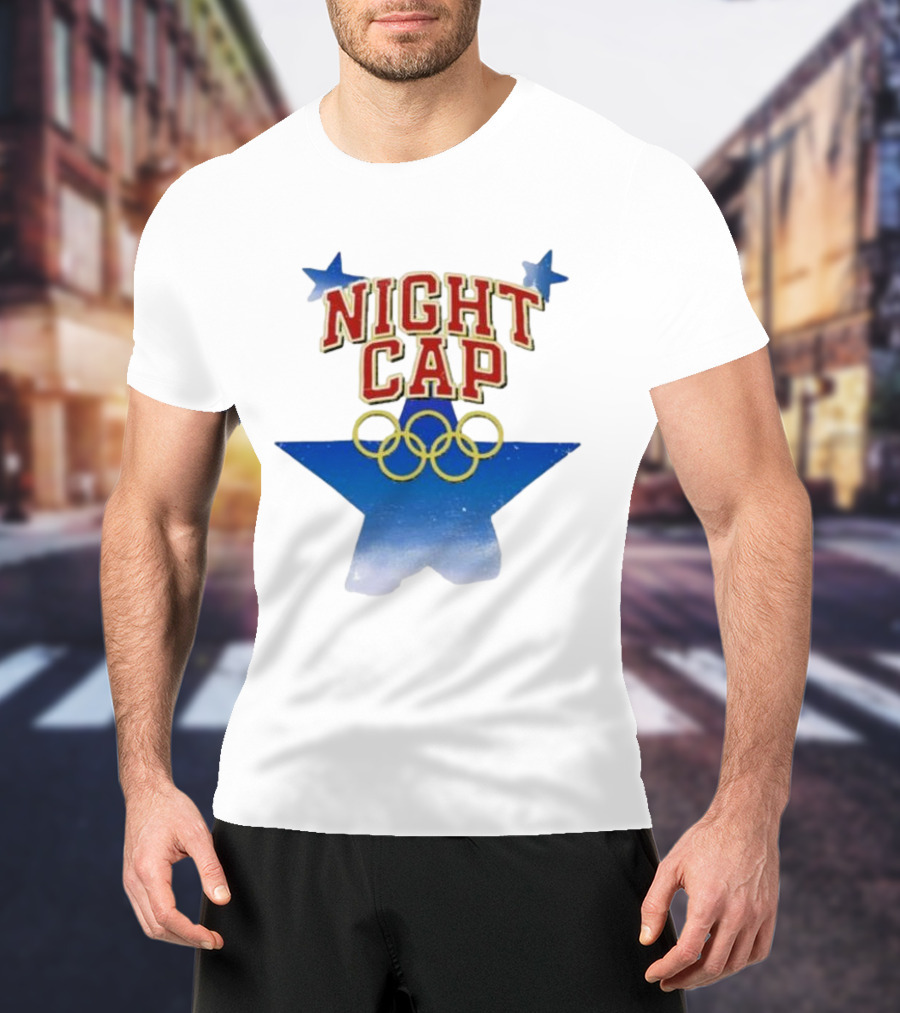 Nightcap Star With Olympic Rings T-Shirt