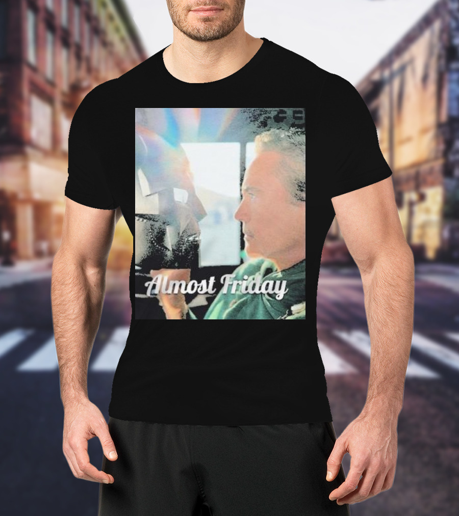 Almost Friday Downey Marvel Mask Face Off T-Shirt