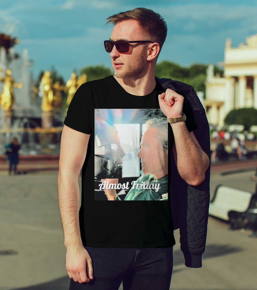 Almost Friday Downey Marvel Mask Face Off T-Shirt