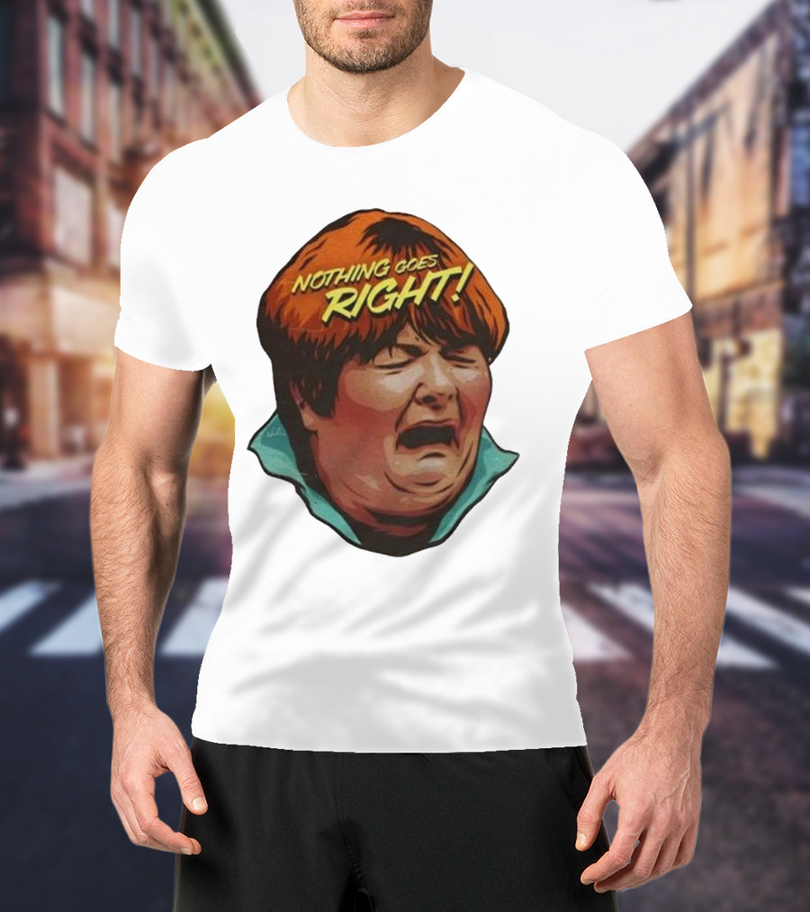 Nordacious Nothing Goes Right Scream Face T-Shirt