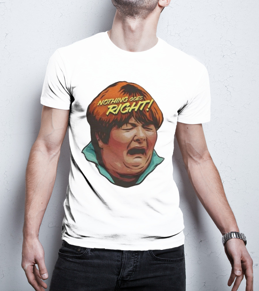 Nordacious Nothing Goes Right Scream Face T-Shirt