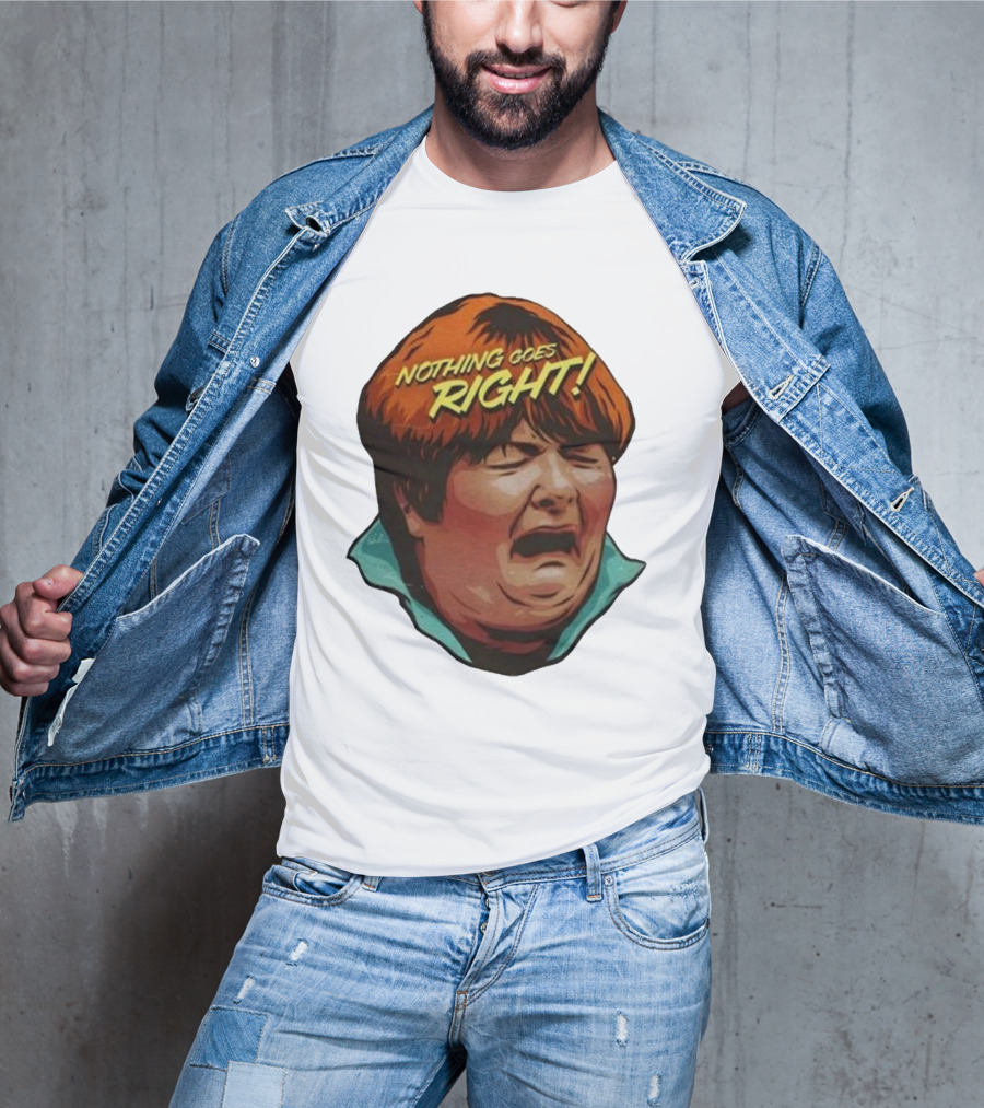 Nordacious Nothing Goes Right Scream Face T-Shirt