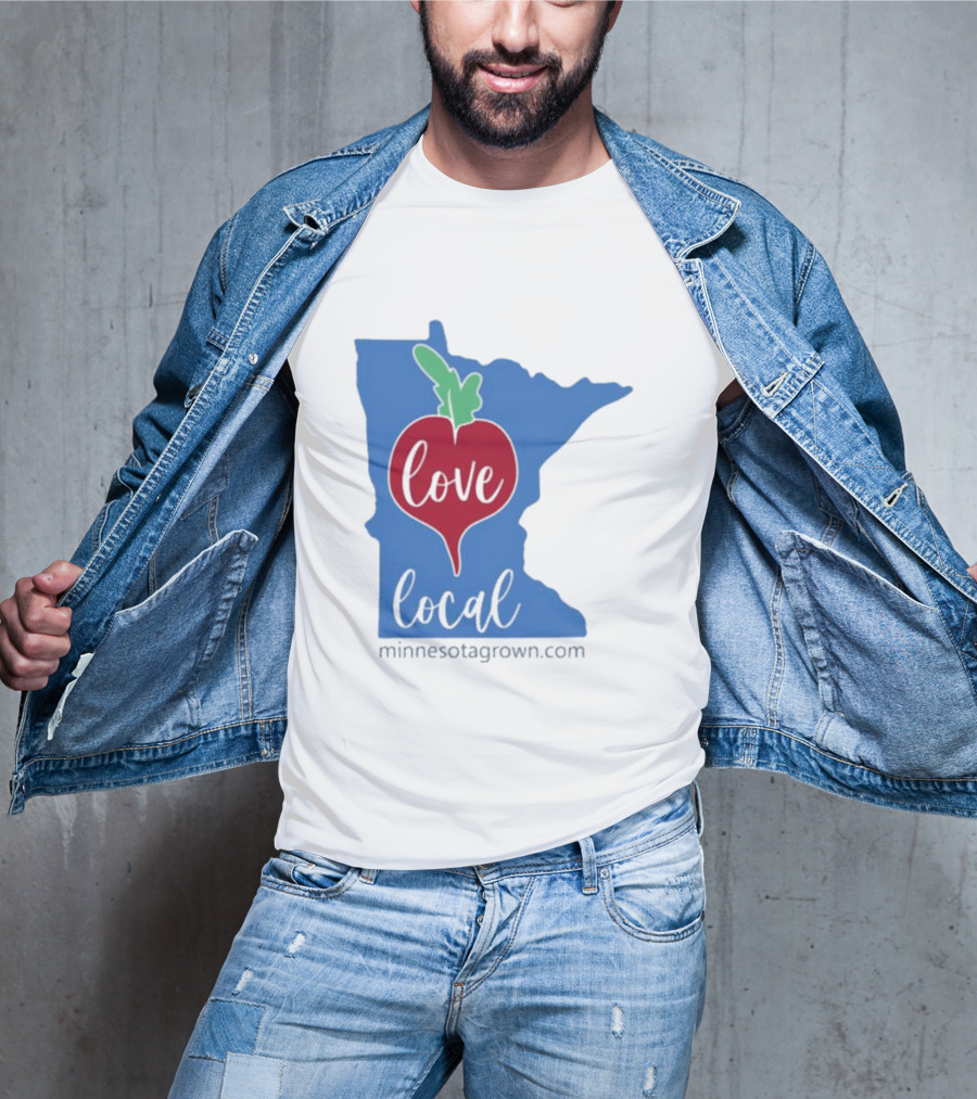 Love Local Minnesota Beetroot Minnesotagrown.com T-Shirt