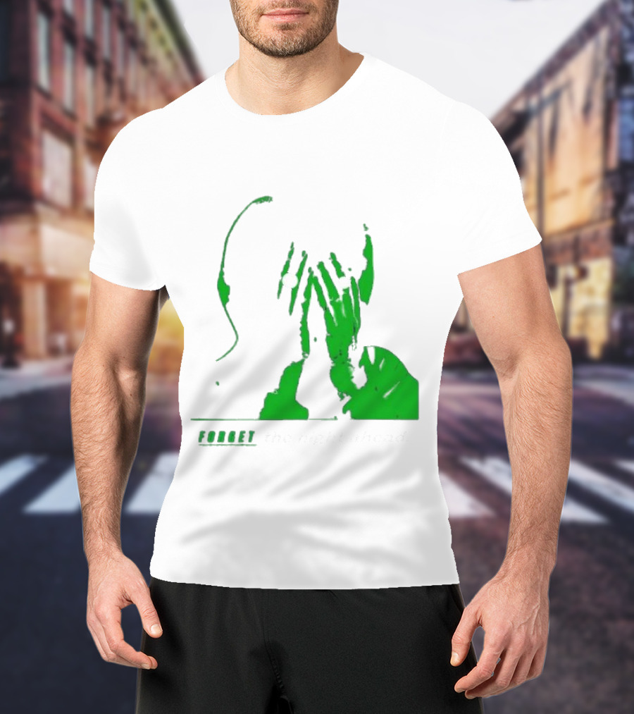 The Twilight Sad Forget The Night Ahead Green Silhouette With White Eyes T-Shirt