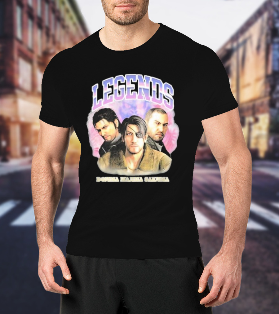 Legends Dojima Majima Saejima Yakuza Series Icons T-Shirt
