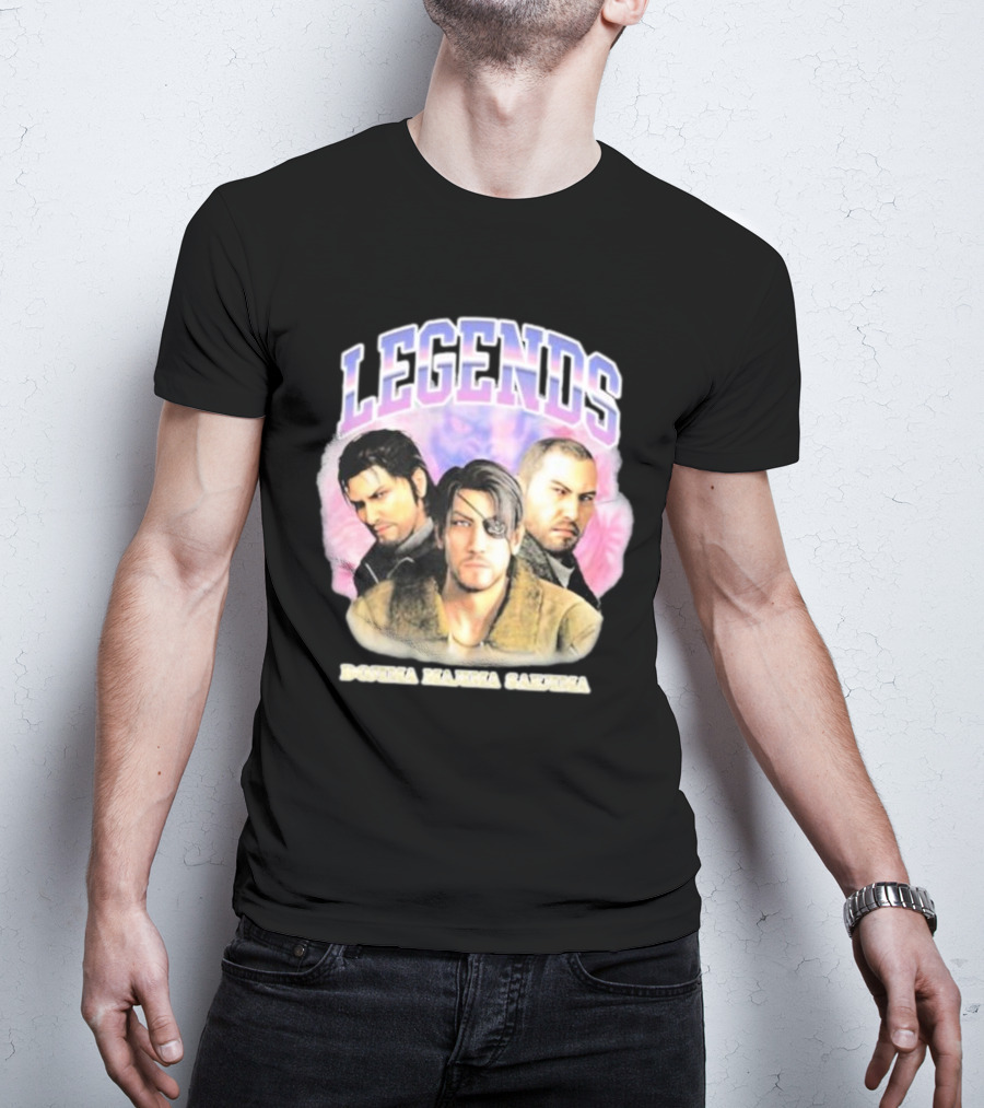 Legends Dojima Majima Saejima Yakuza Series Icons T-Shirt