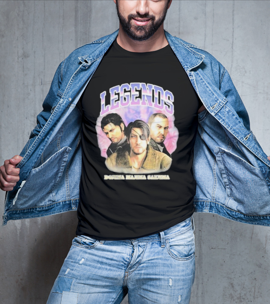 Legends Dojima Majima Saejima Yakuza Series Icons T-Shirt