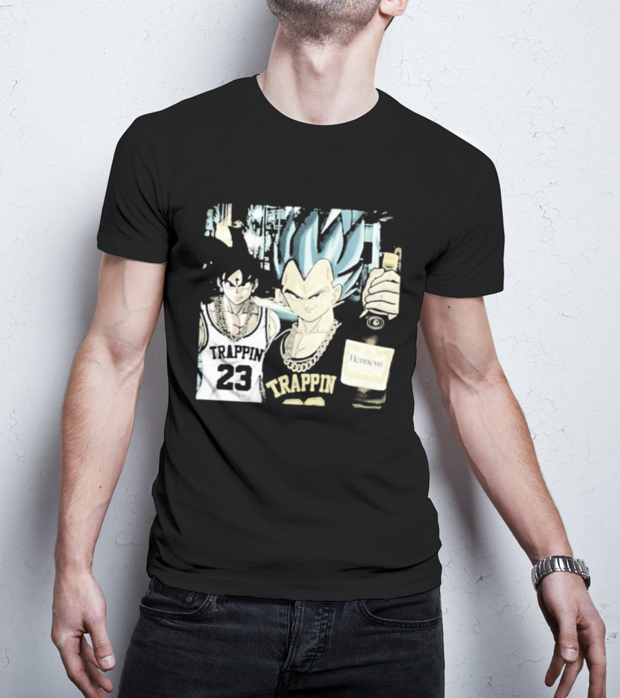 Goku Vegeta Trappin 23 Hennessy Streetwear T-Shirt