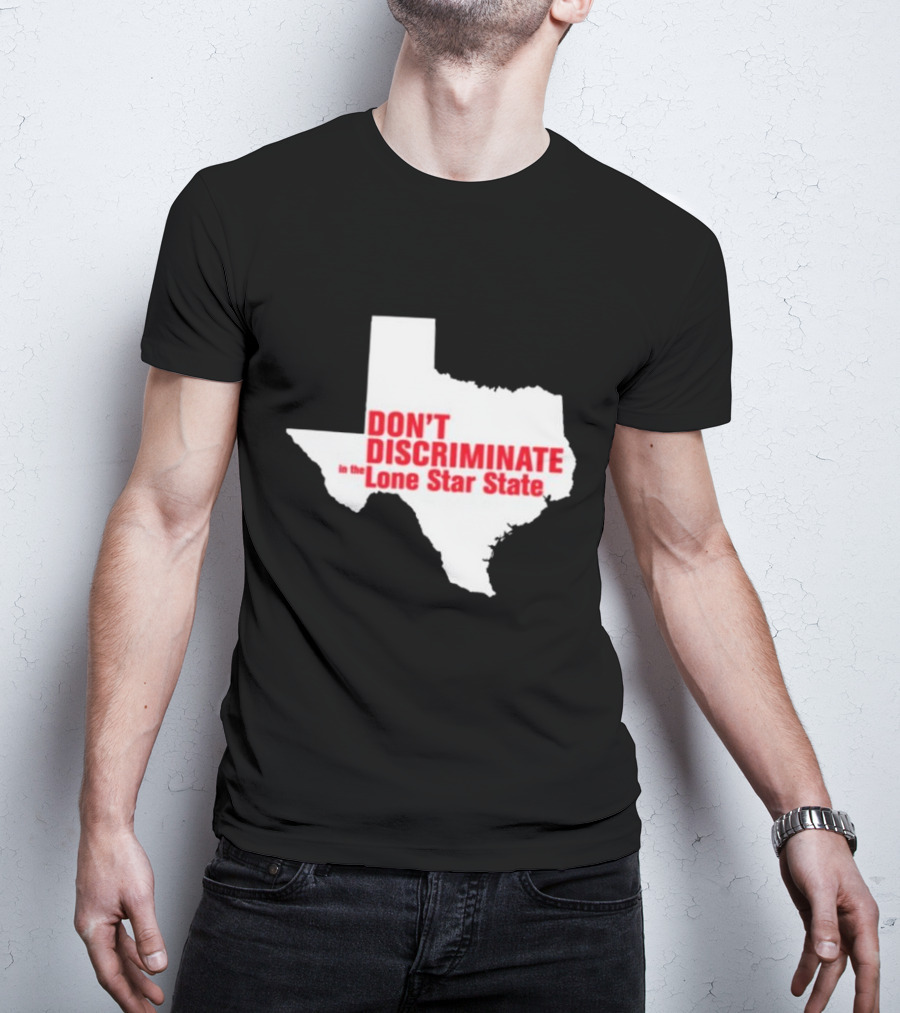 Major Hightide Don't Discriminate In The Lone Star State Map T-Shirt