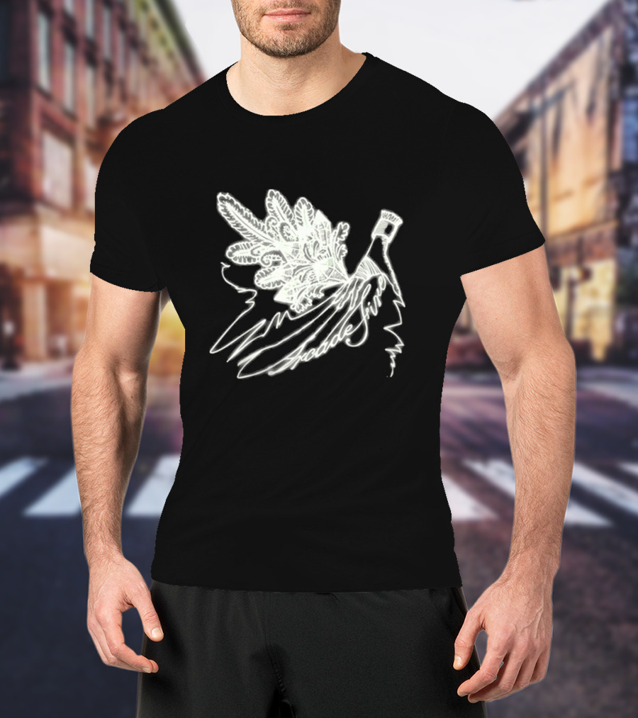 Arcade Fire Black Funeral Glow In The Dark Branch Design 20 Shows T-Shirt