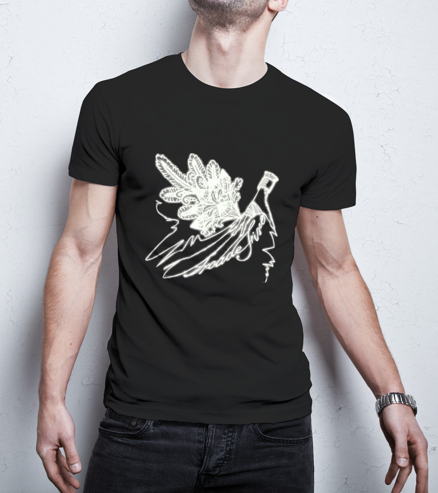 Arcade Fire Black Funeral Glow In The Dark Branch Design 20 Shows T-Shirt