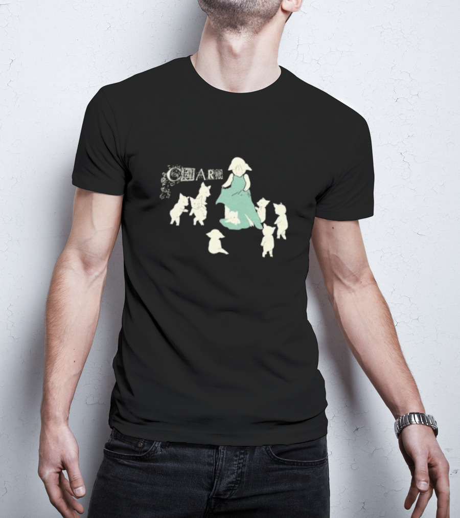 Clairo Charm Herd With Girl And Cats T-Shirt