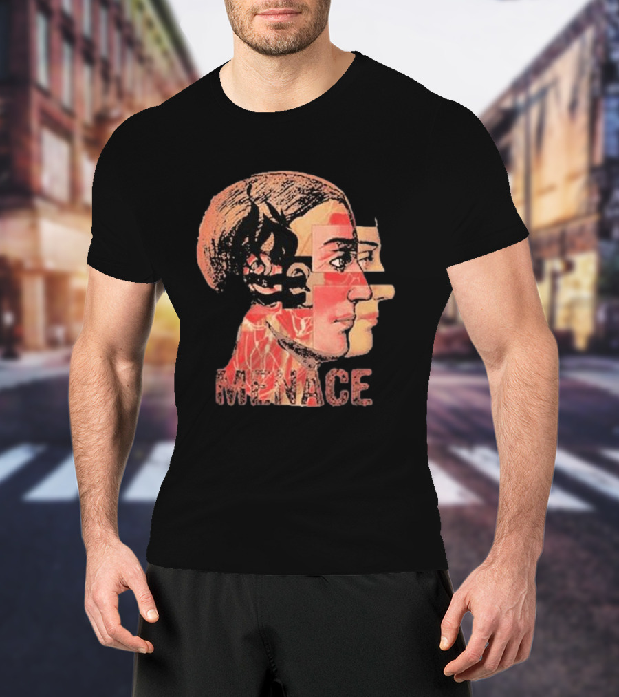 Menace Hot Water Music Dual Profile Head T-Shirt