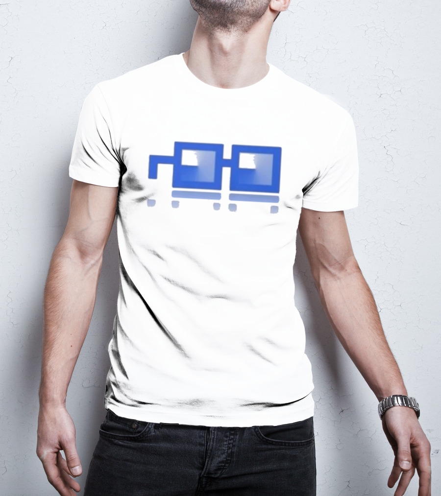Based And Nounish Onchain Summer Pixelated Glasses T-Shirt
