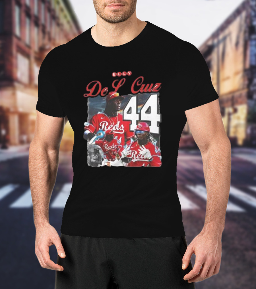 Elly De La Cruz Reds 44 Cincinnati Baseball Electricidad T-Shirt